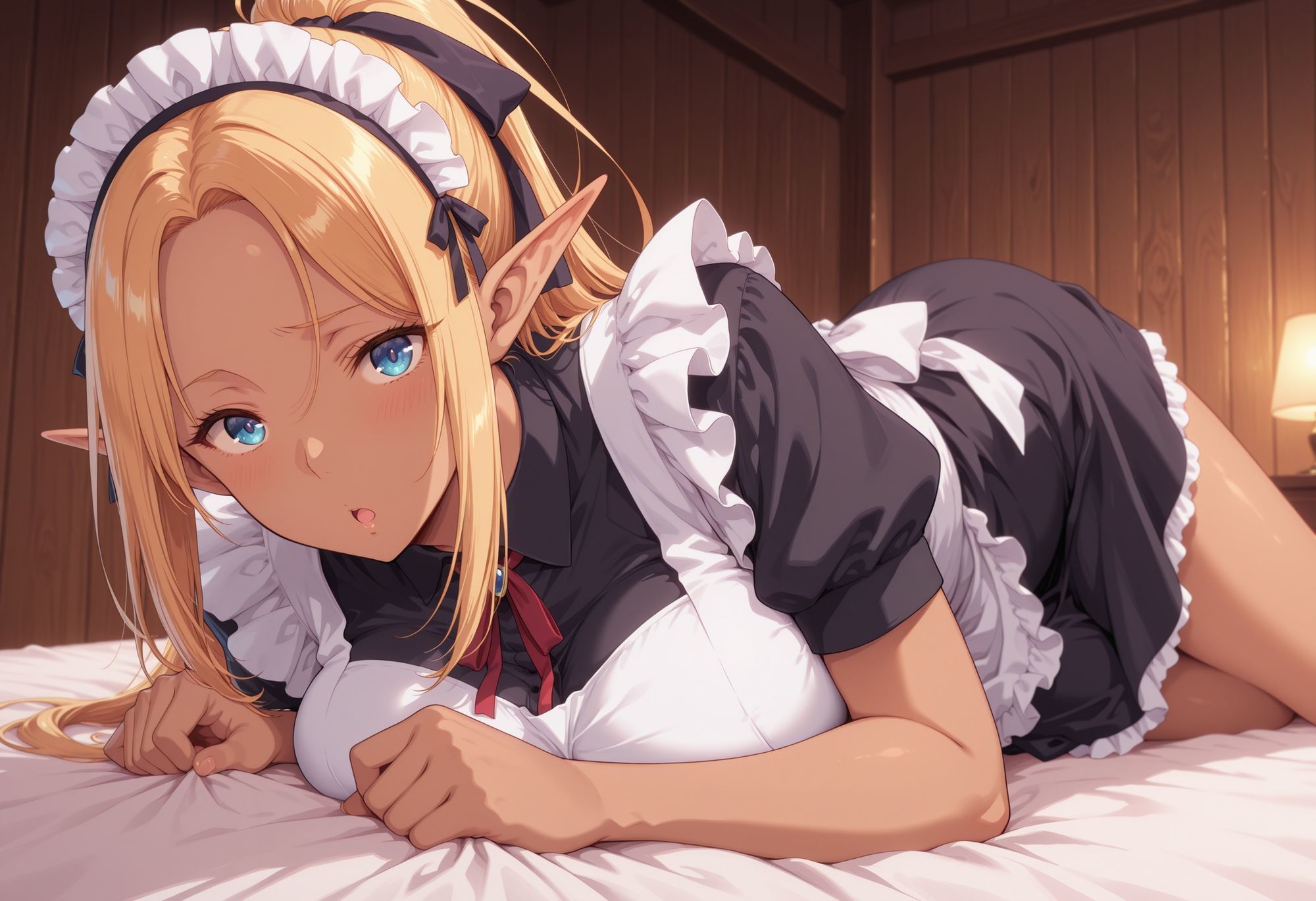 エルフのメイドさんの誘惑10｜えるふーさん サンプル画像 3