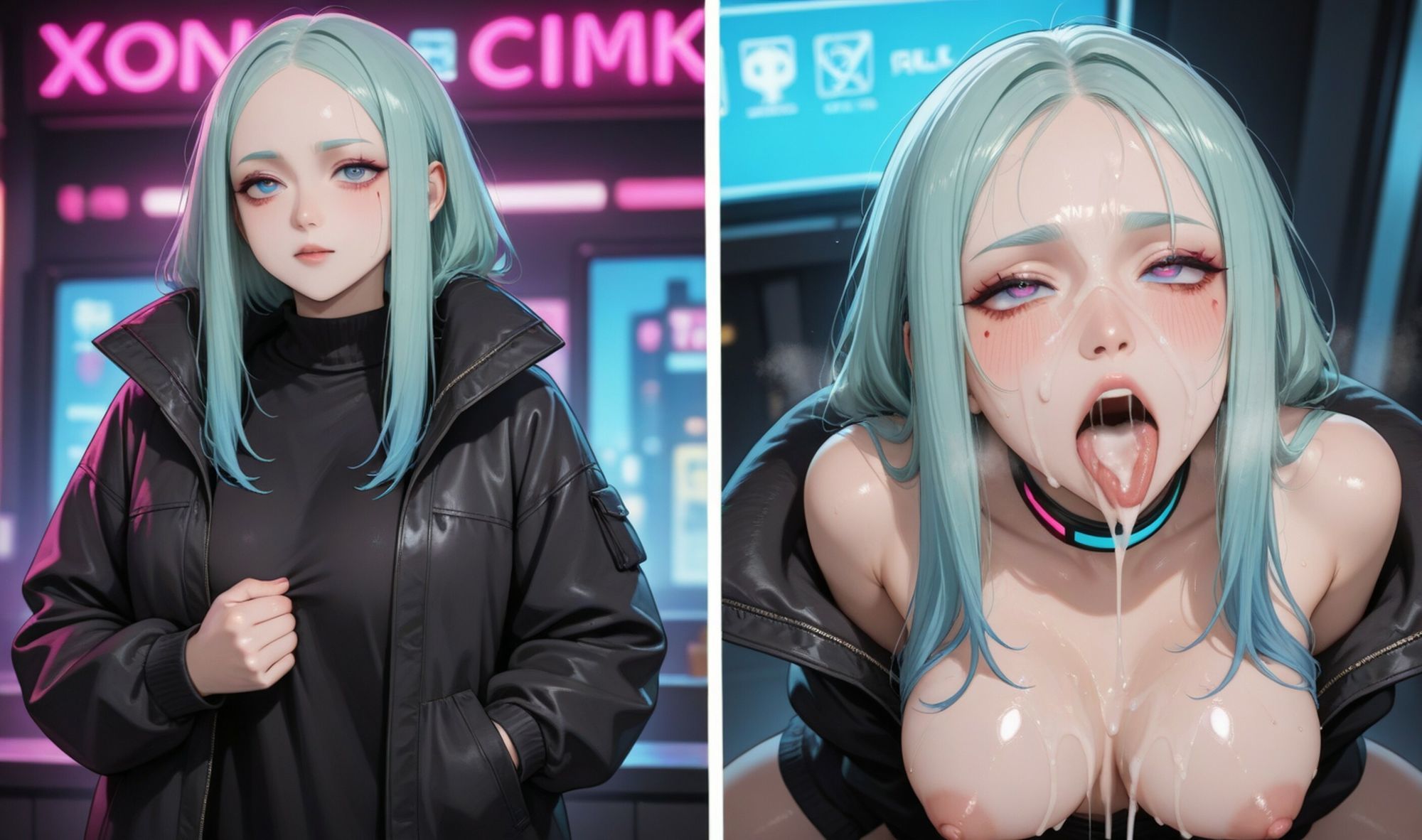 サイバーパンク2コマ｜画狂Z サンプル画像 2