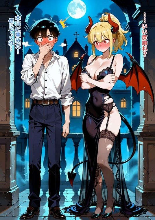 サキュバスと人間の禁断行為｜メタマロ サンプル画像 2