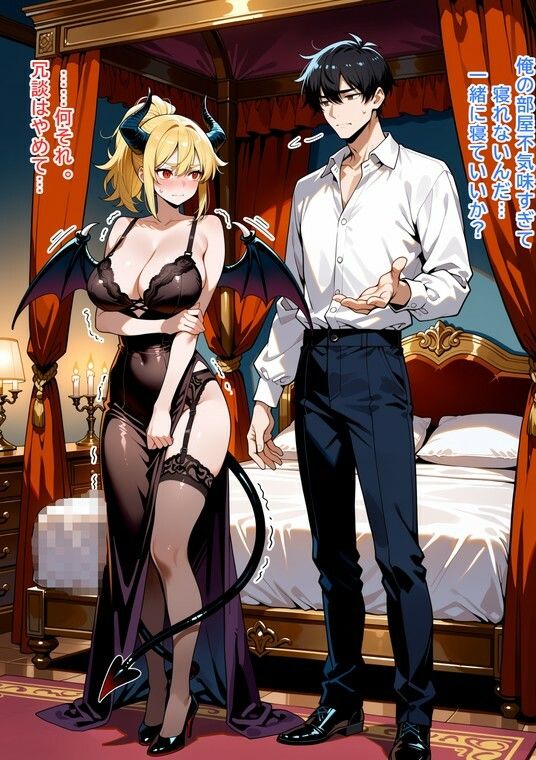 サキュバスと人間の禁断行為｜メタマロ サンプル画像 3