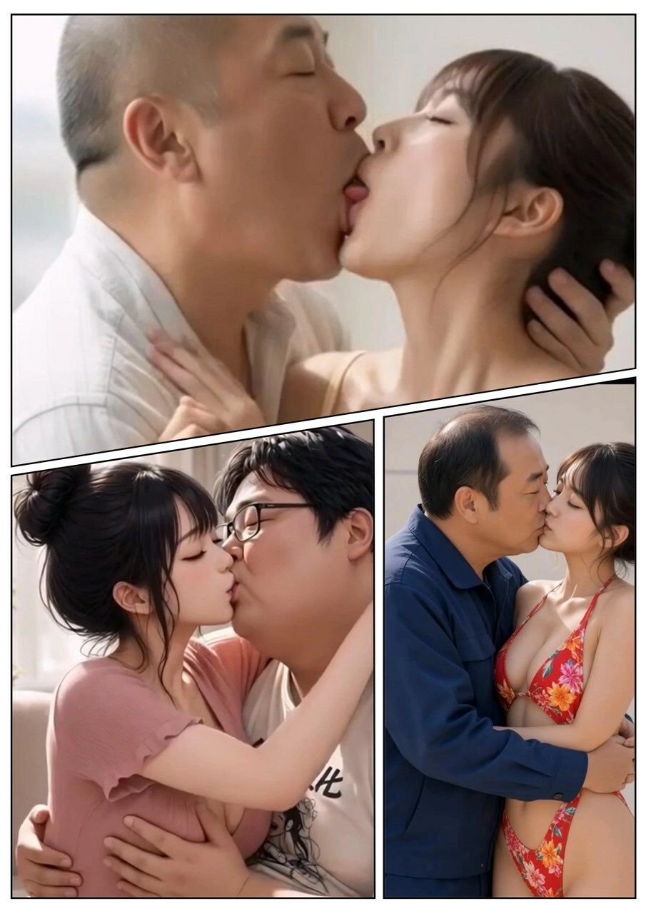 美女とおじさんのディープキス キス好き大集合♪6｜toshikiss サンプル画像 2