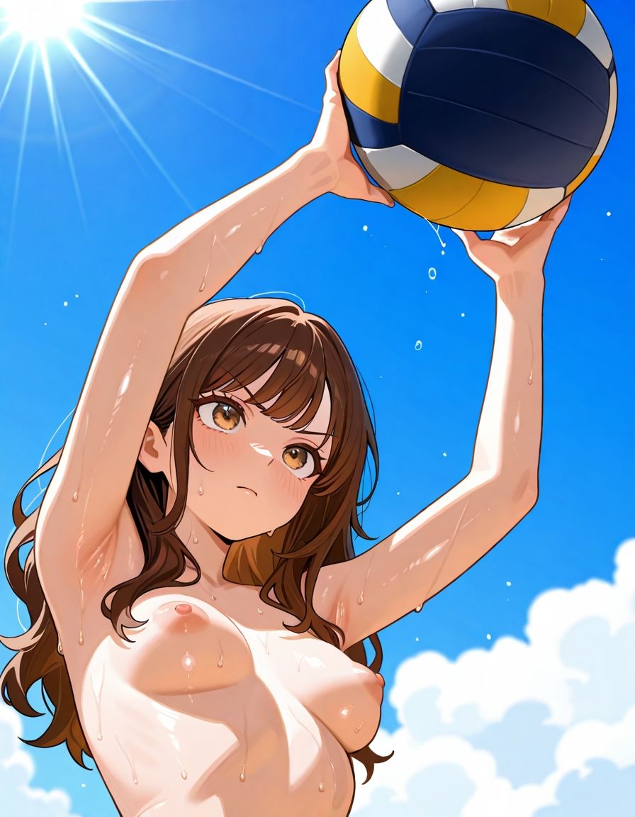 ZENRAビーチバレー｜AIイラストさん サンプル画像 4