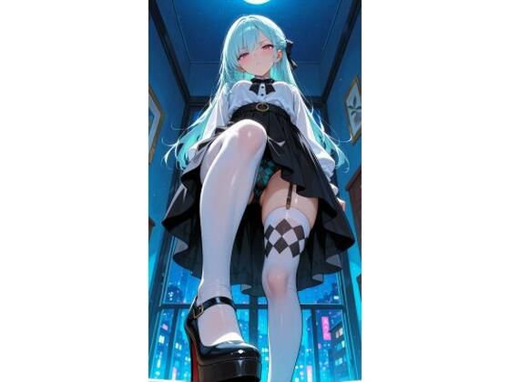 魅惑の絶対領域 〜ハイヒールとニーハイ、そして無防備なパンチラ〜｜カズン