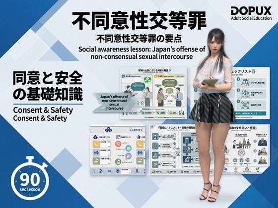 【△20】二階堂 沙耶 大学に進学し強豪予備校『DOPUX（ドピュックス）』で社会人向け講座（性犯罪）を教える名物講師に！（Vol.001:不同意性交罪）｜Libido-Labo