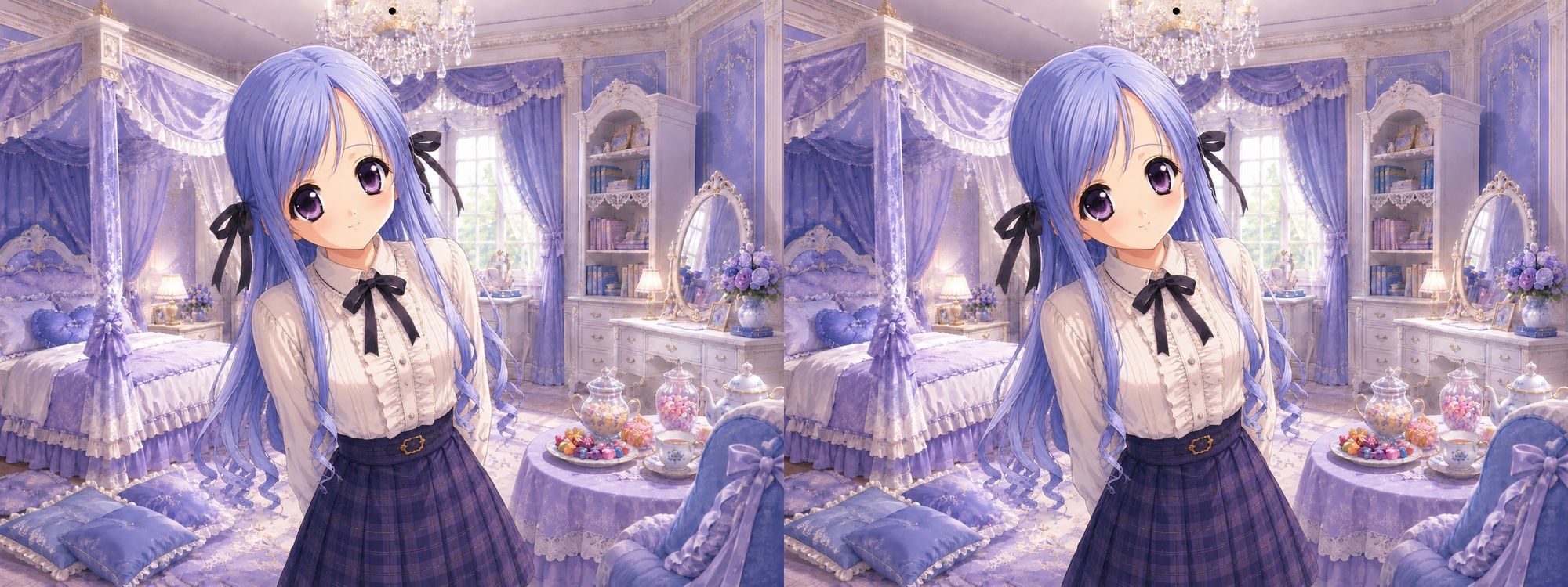 飛び出すおっぱい立体視！ Vol.2 シ○タープリ○セス風｜もえーあい サンプル画像 4