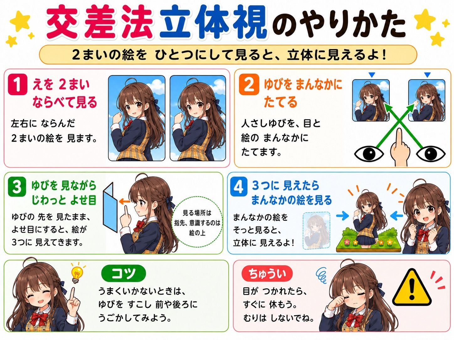 飛び出すおっぱい立体視！ Vol.2 シ○タープリ○セス風｜もえーあい サンプル画像 6