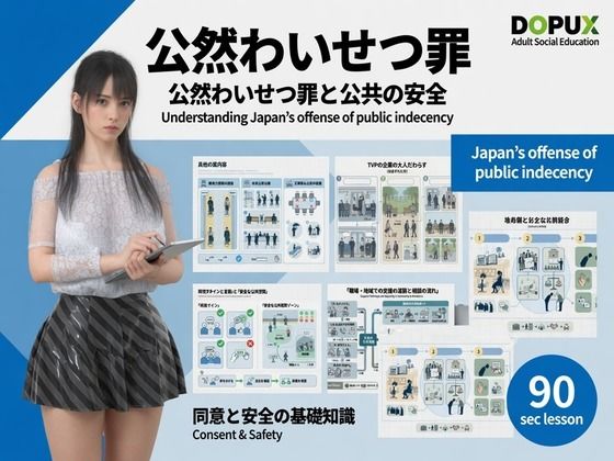 【△20】二階堂 沙耶 大学に進学し強豪予備校『DOPUX（ドピュックス）』で社会人向け講座（性犯罪）を教える名物講師に！（Vol.004:公然わいせつ罪）｜Libido-Labo