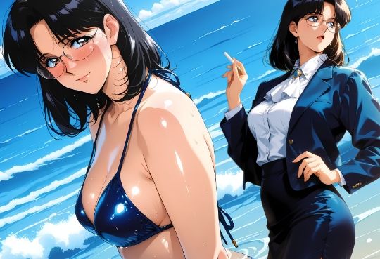 皆口先生の休日｜ぱちP（ラボ） サンプル画像 2