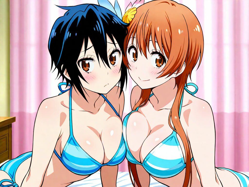 万里花＆鶫 お部屋でビキニエッチCG集｜SilkyMoment サンプル画像 2
