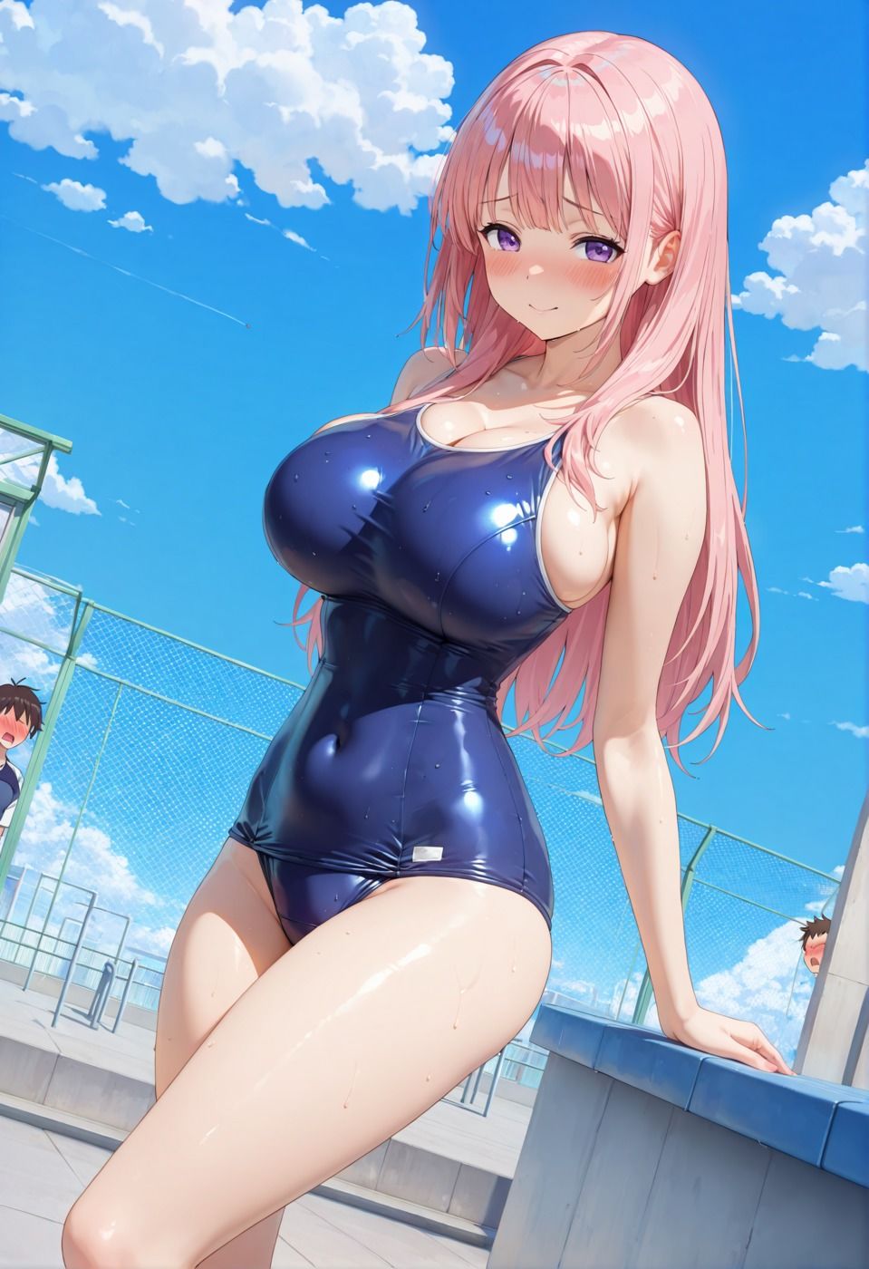 巨乳女子校生まるごと種付け｜妄想マカロン サンプル画像 6