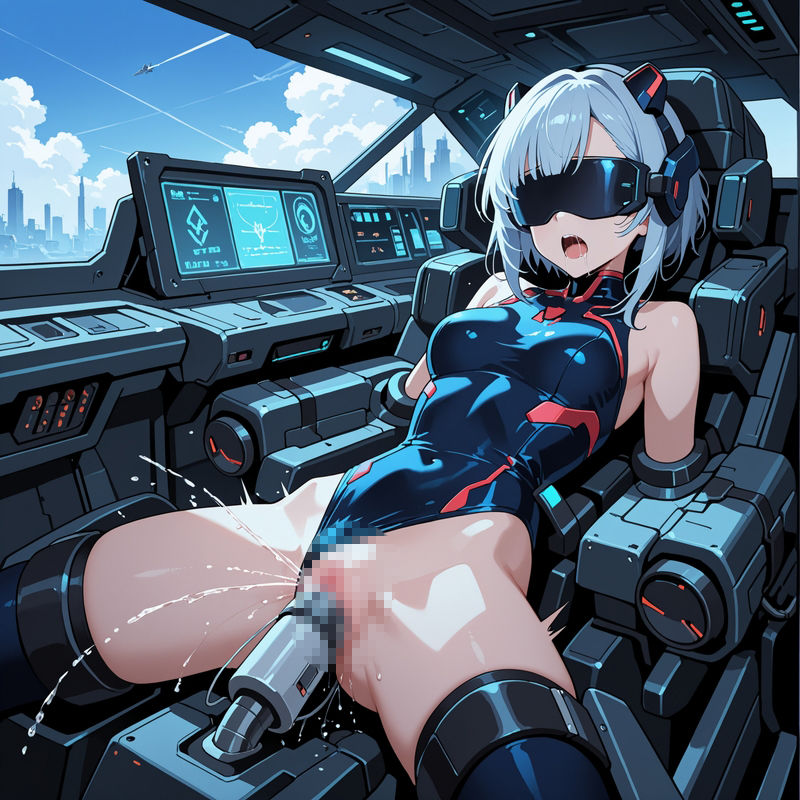 拘束絶頂エロコックピット｜モエンプト サンプル画像 7