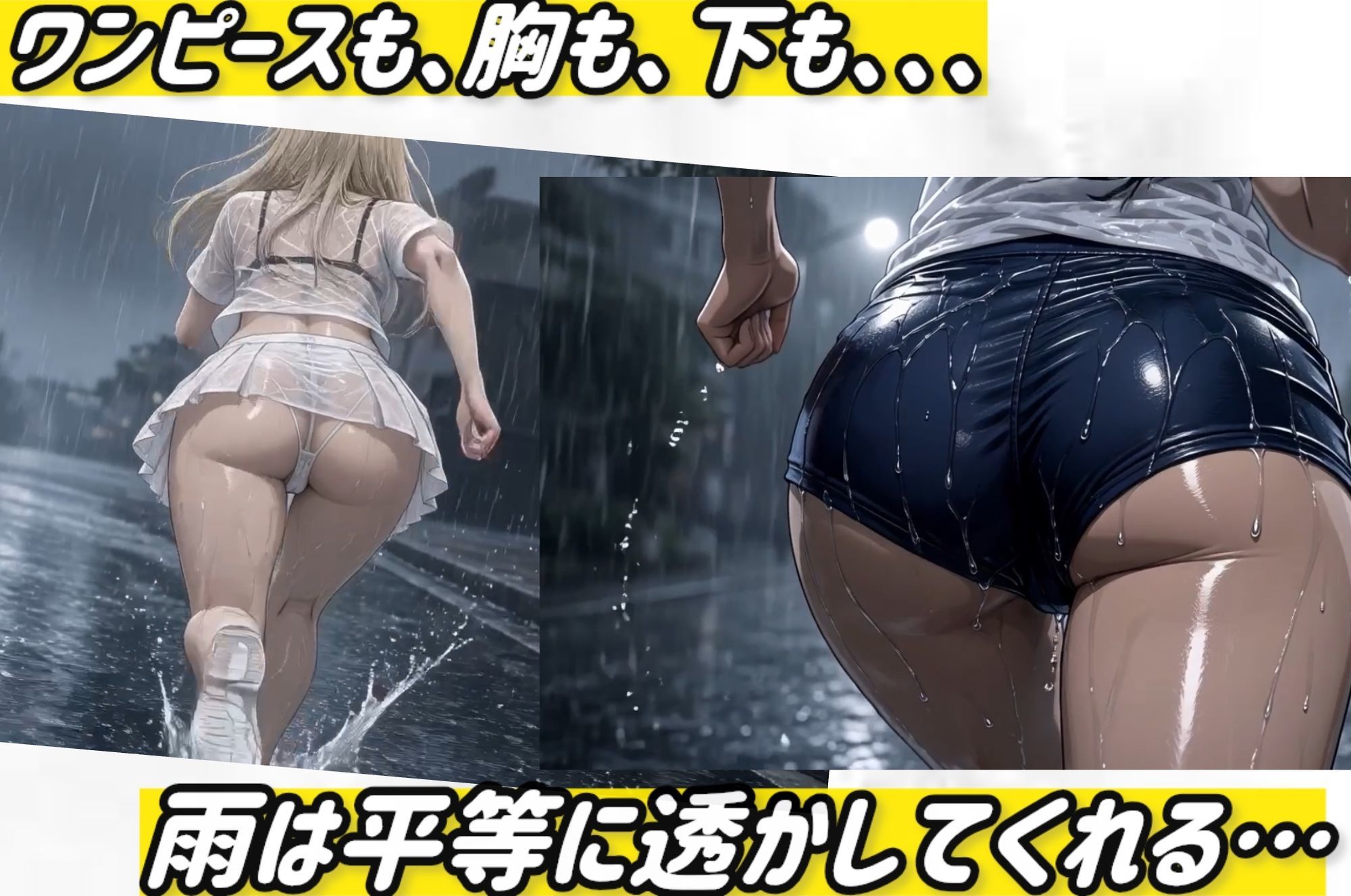 雨のち、びしょ濡れ|kaz25 サンプル画像 2