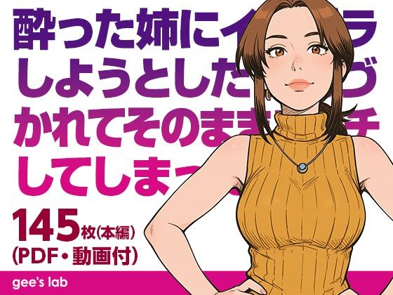 酔った姉にイタズラしようとしたら気づかれてそのままエッチしてしまった（本編画像145枚・動画6本・PDF）｜gee’s lab