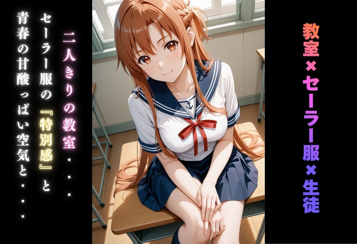 【学園ヒロイン〜俺たちの肉便器】〜ソードアート・オン◯イン〜結◯明日奈編〜｜性夜 サンプル画像 2
