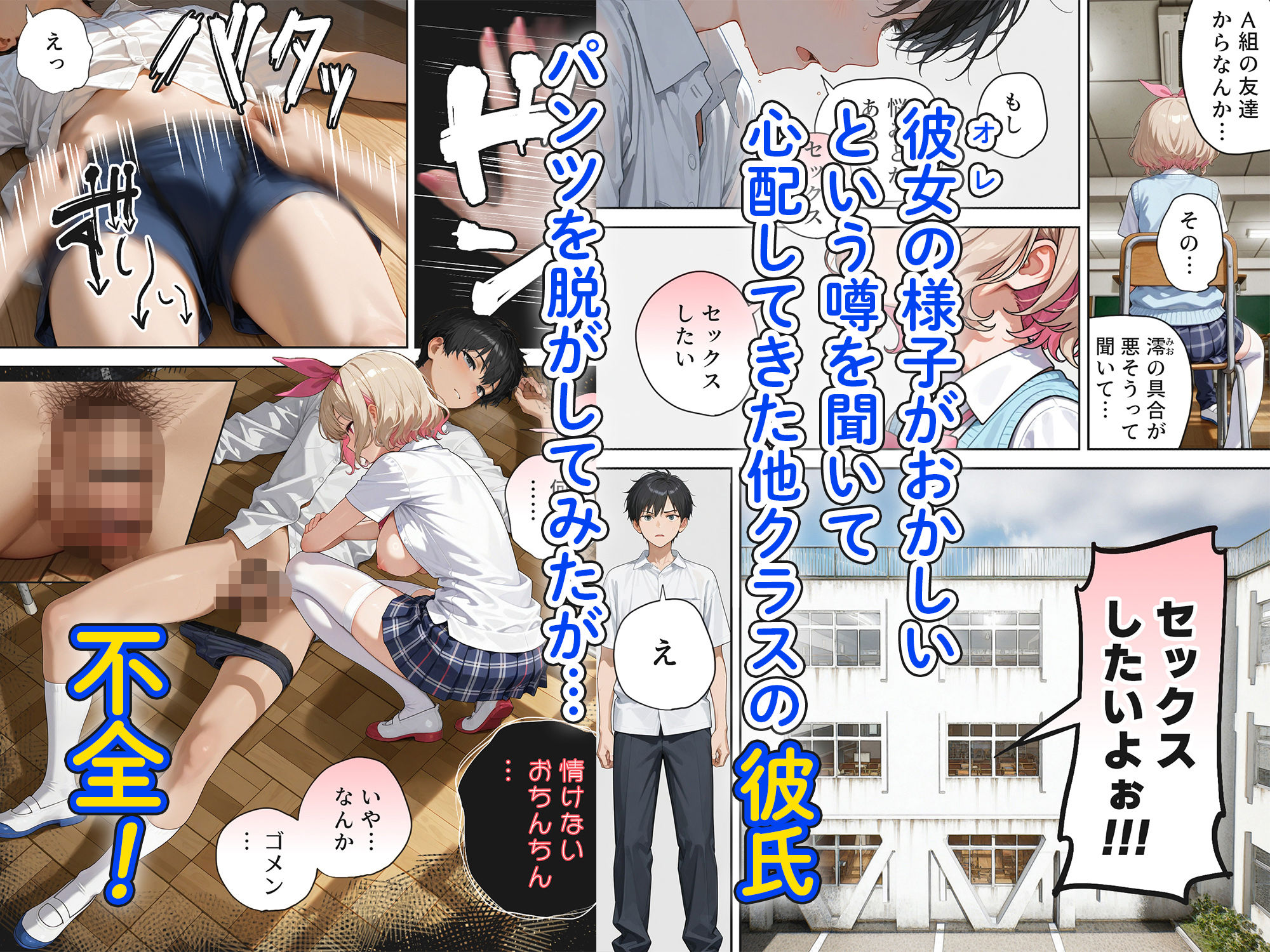 キモおじ⇔JK入れ替わり【2】クラスの男子誰の赤ちゃん孕むかな? サンプル画像 5