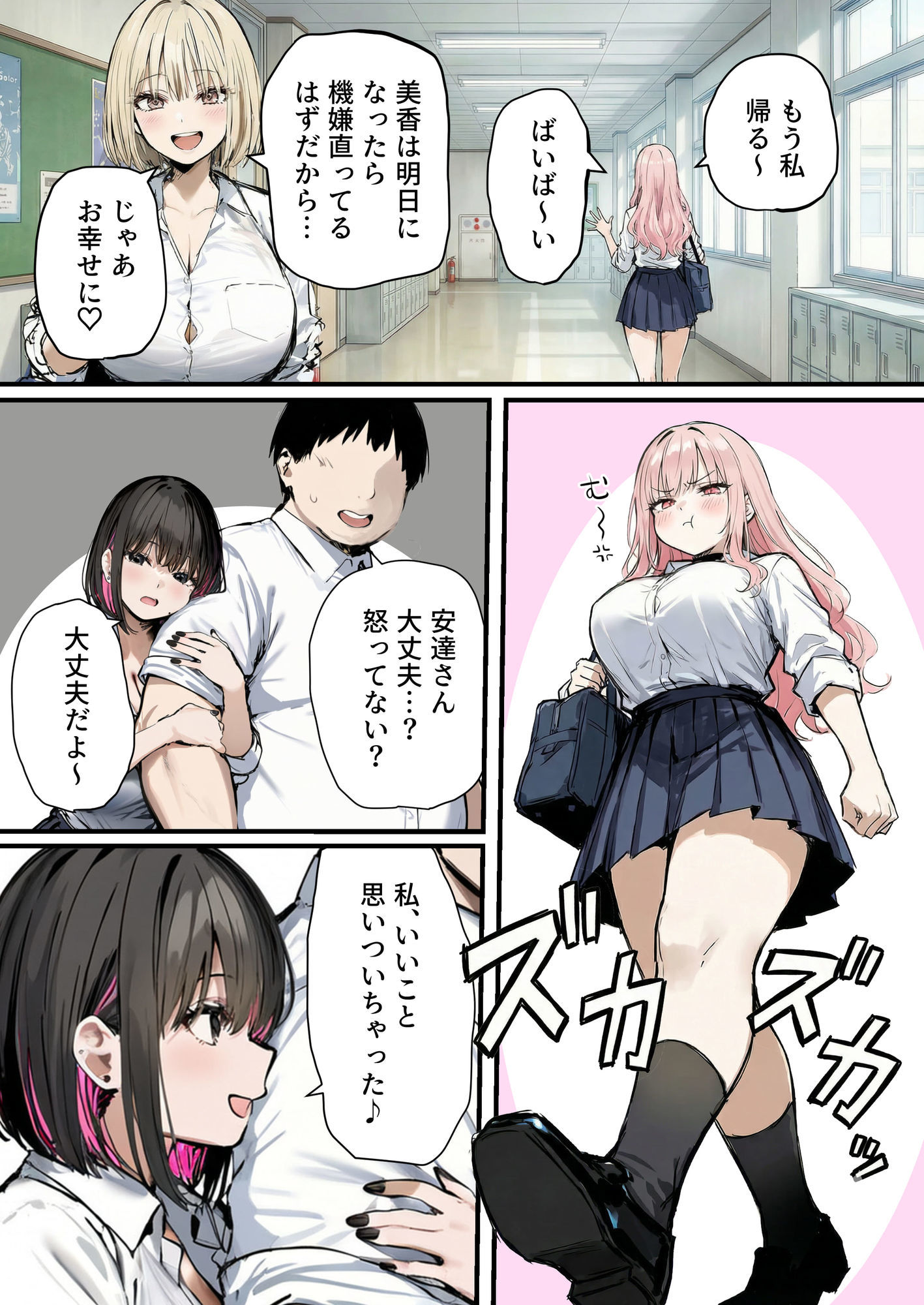 彼氏と喧嘩するたびに僕のチンポでオナニーするギャル4｜たまごやき サンプル画像 7