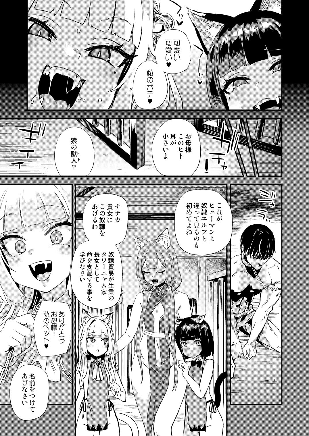 猫族娘はヒトを飼う。 サンプル画像 4