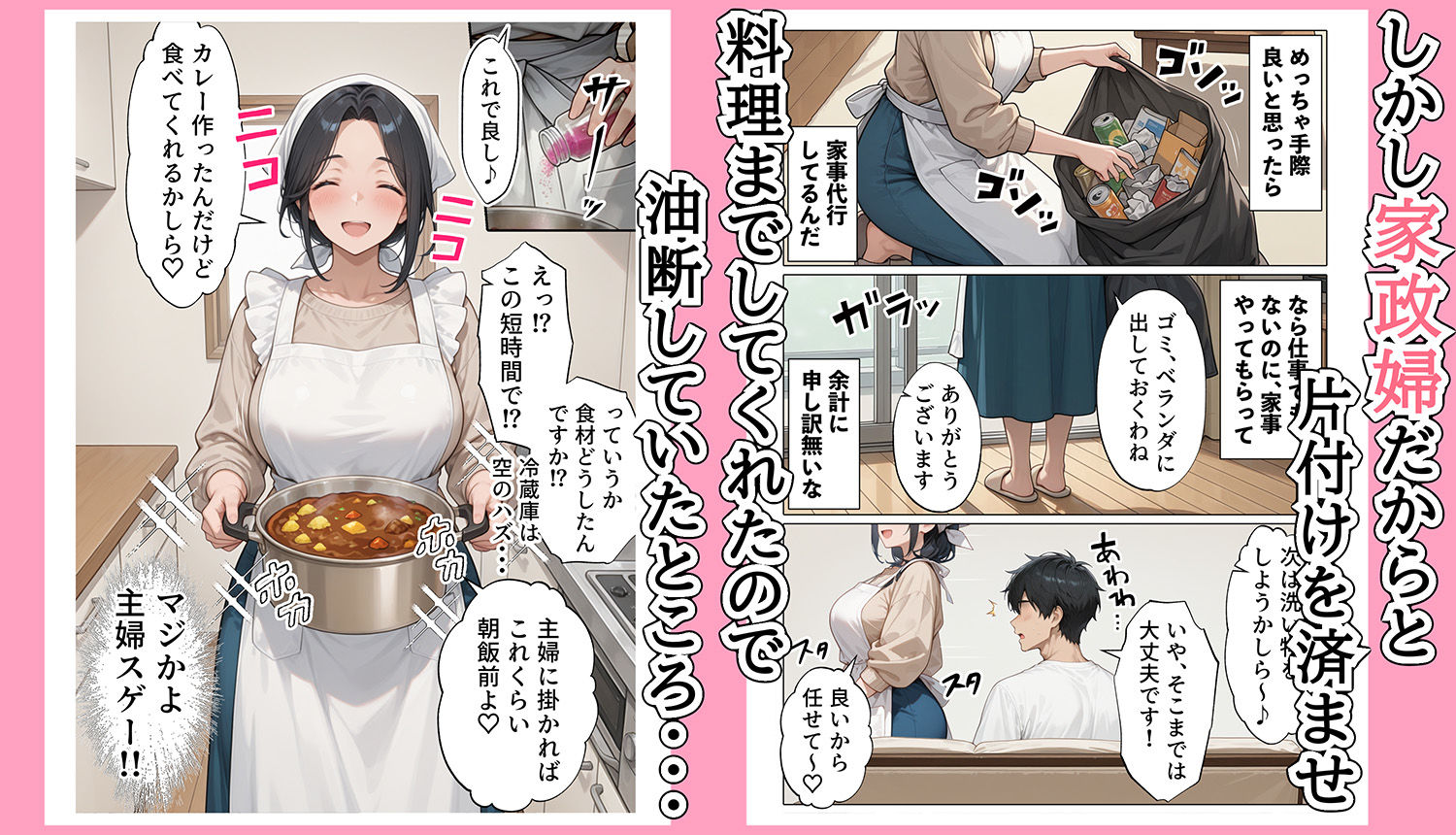 ラブドール頼んだら、JKのママが来た サンプル画像 3