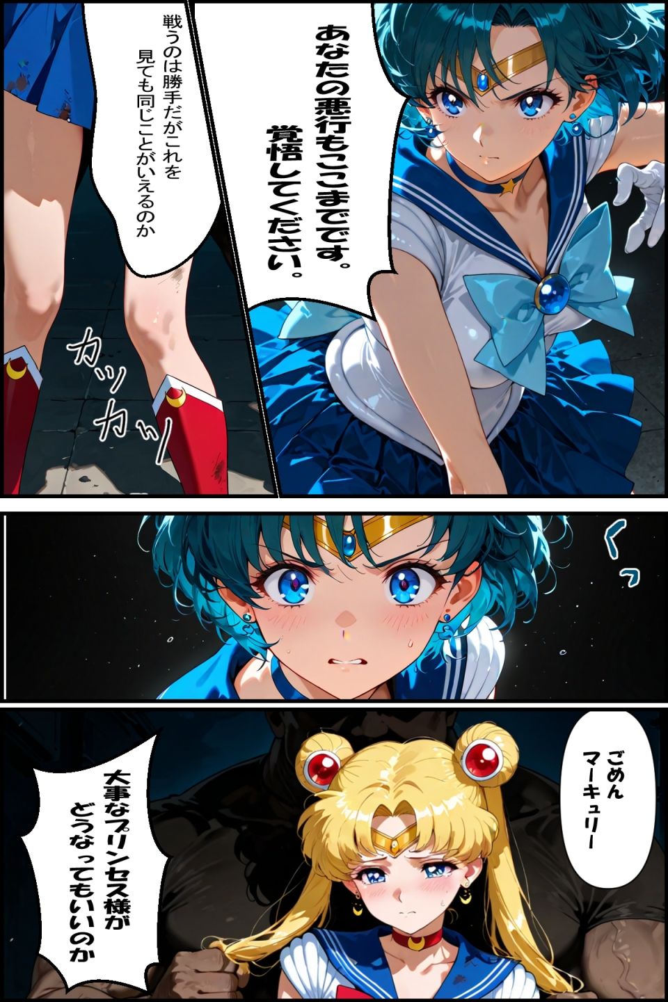セーラー戦士敗北 〜私がかわりになります〜 サンプル画像 4