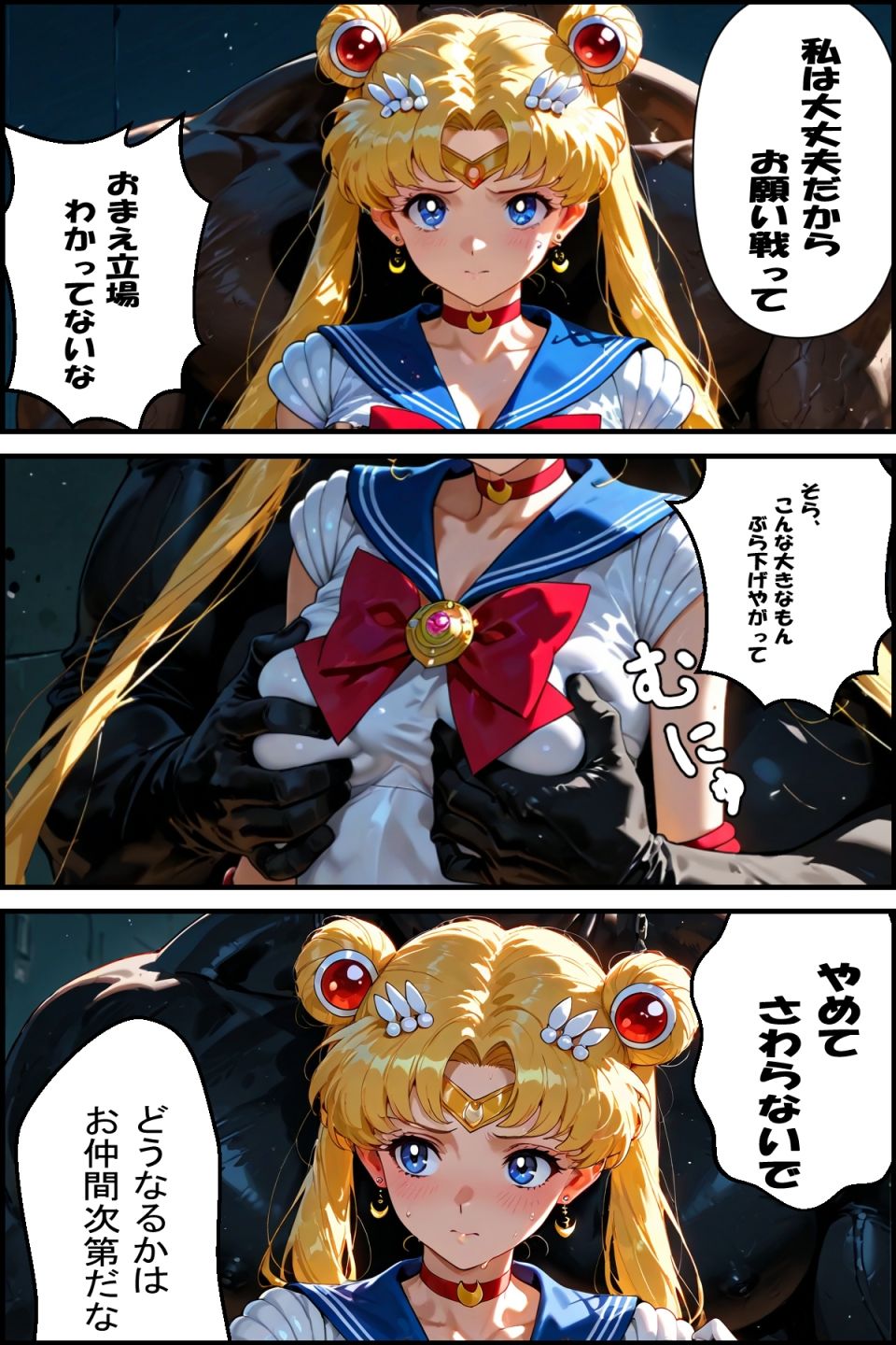 セーラー戦士敗北 〜私がかわりになります〜 サンプル画像 5