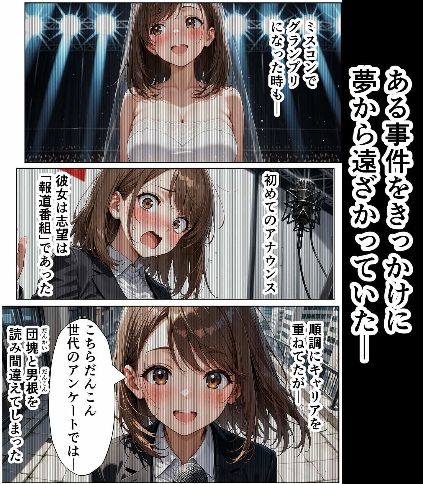 人生逆転憑依 ADの俺が女子アナに憑依してエースアナになった話 サンプル画像 3