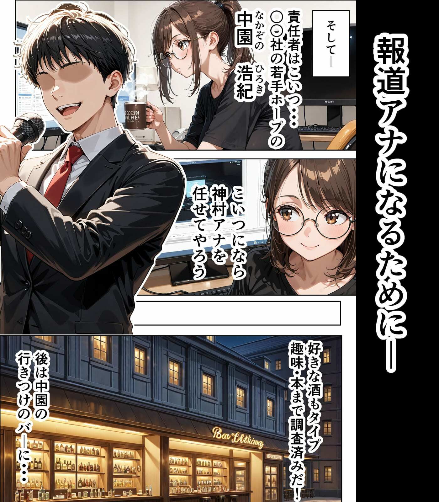 人生逆転憑依 ADの俺が女子アナに憑依してエースアナになった話 サンプル画像 6