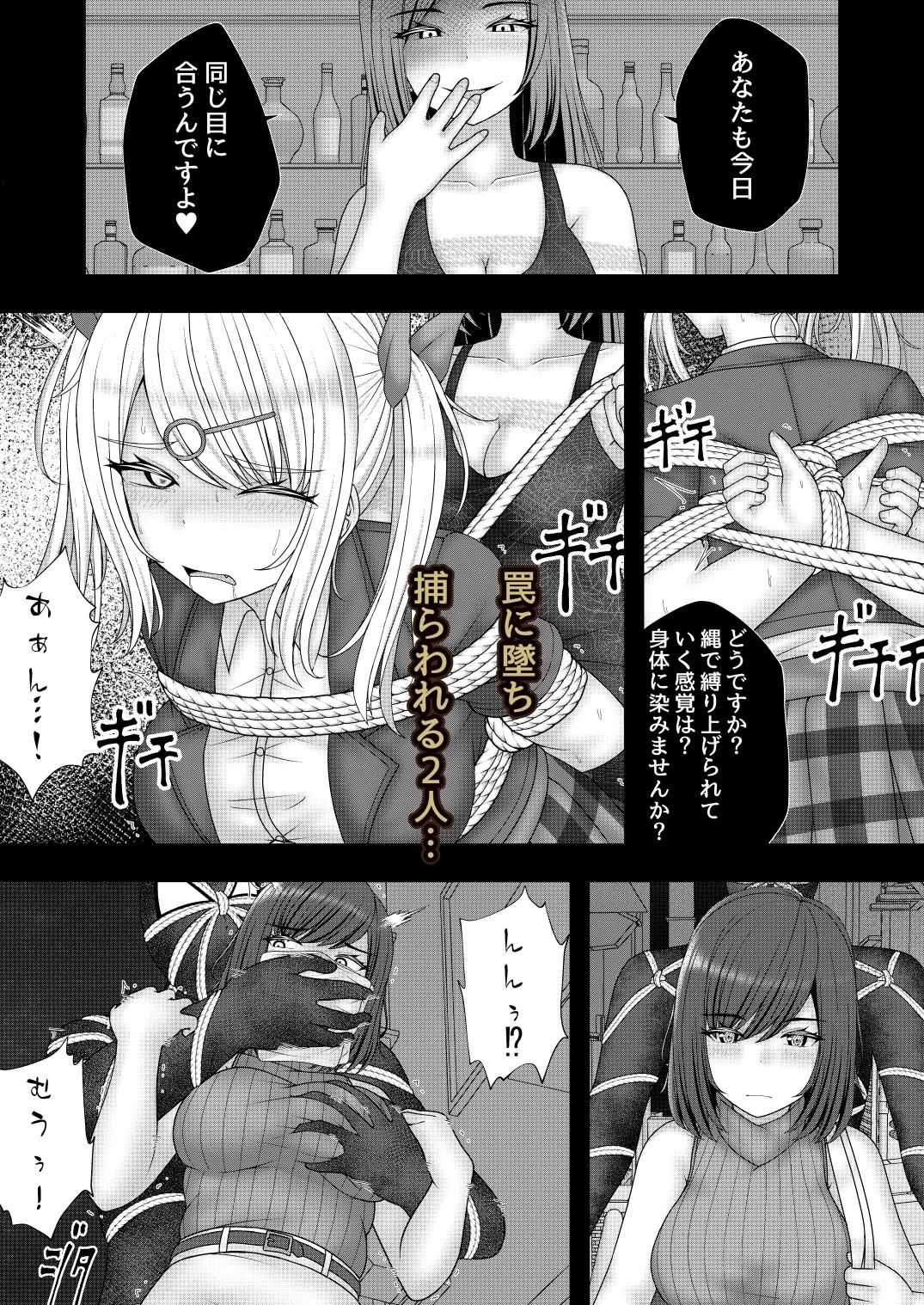 縄蜘蛛の餌 蜘蛛の巣の罠 サンプル画像 4
