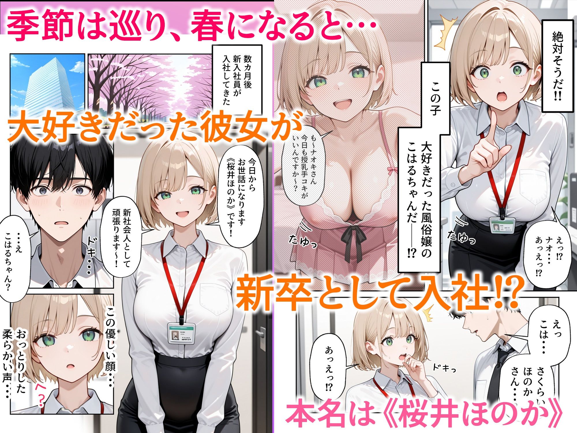 大好きな風俗嬢が新卒OLとして俺の部下になった話｜ぱにぱに サンプル画像 5