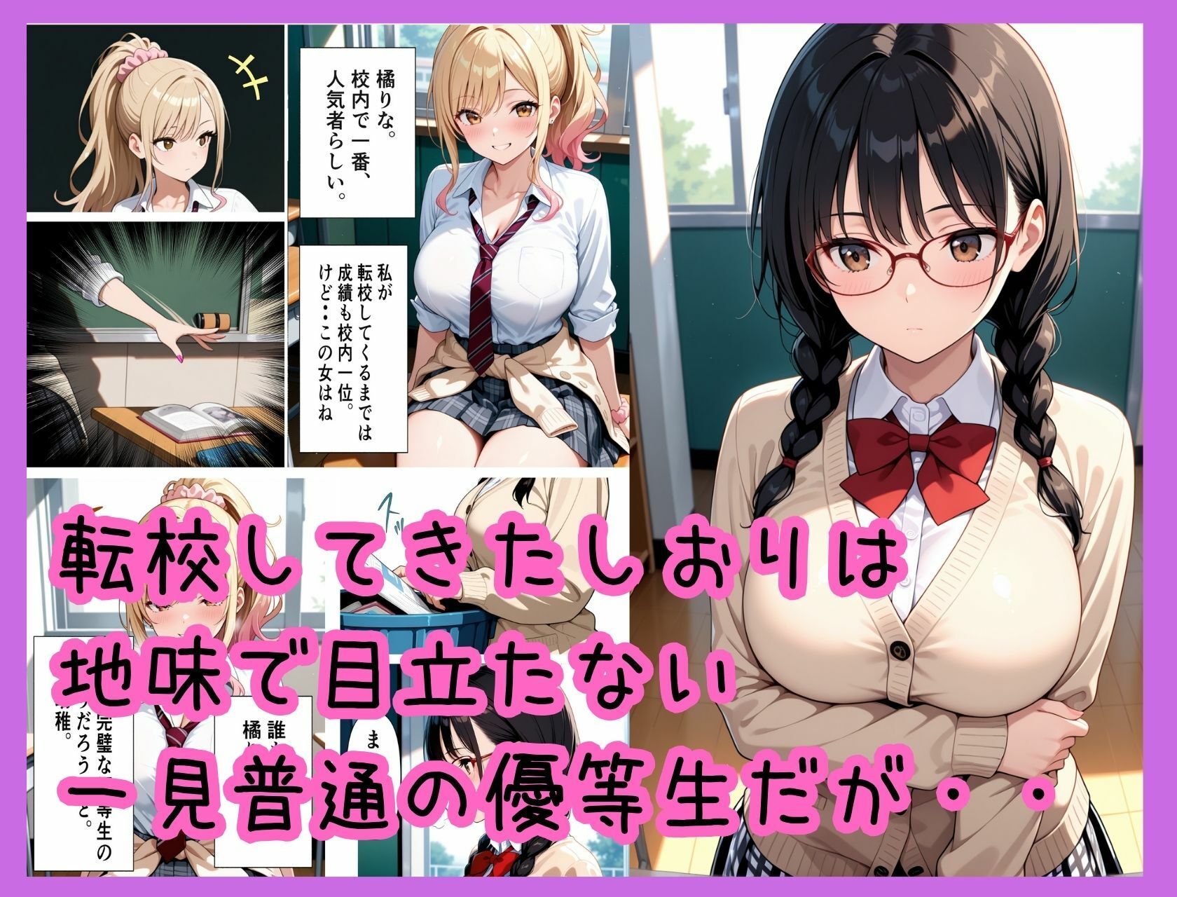 清楚系転校生が選んだ復讐は、逆NTRでした サンプル画像 2