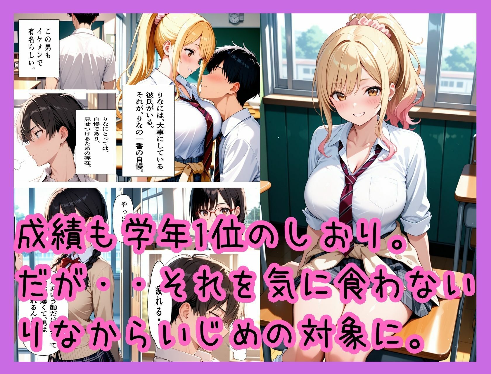 清楚系転校生が選んだ復讐は、逆NTRでした サンプル画像 3