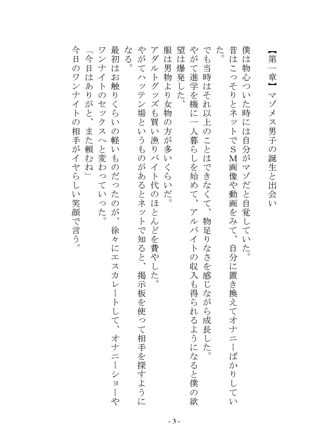 マゾメス奴●堕ちー男だった僕が雌になるまでー サンプル画像 3