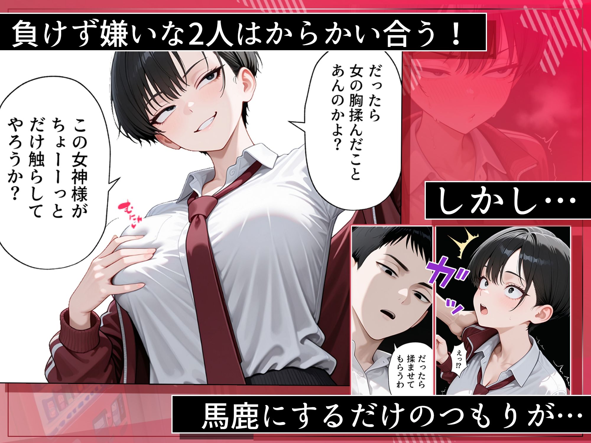 メス堕ちボーイッシュ〜負けず嫌いな幼馴染に女の快楽を教えてあげた〜 サンプル画像 3