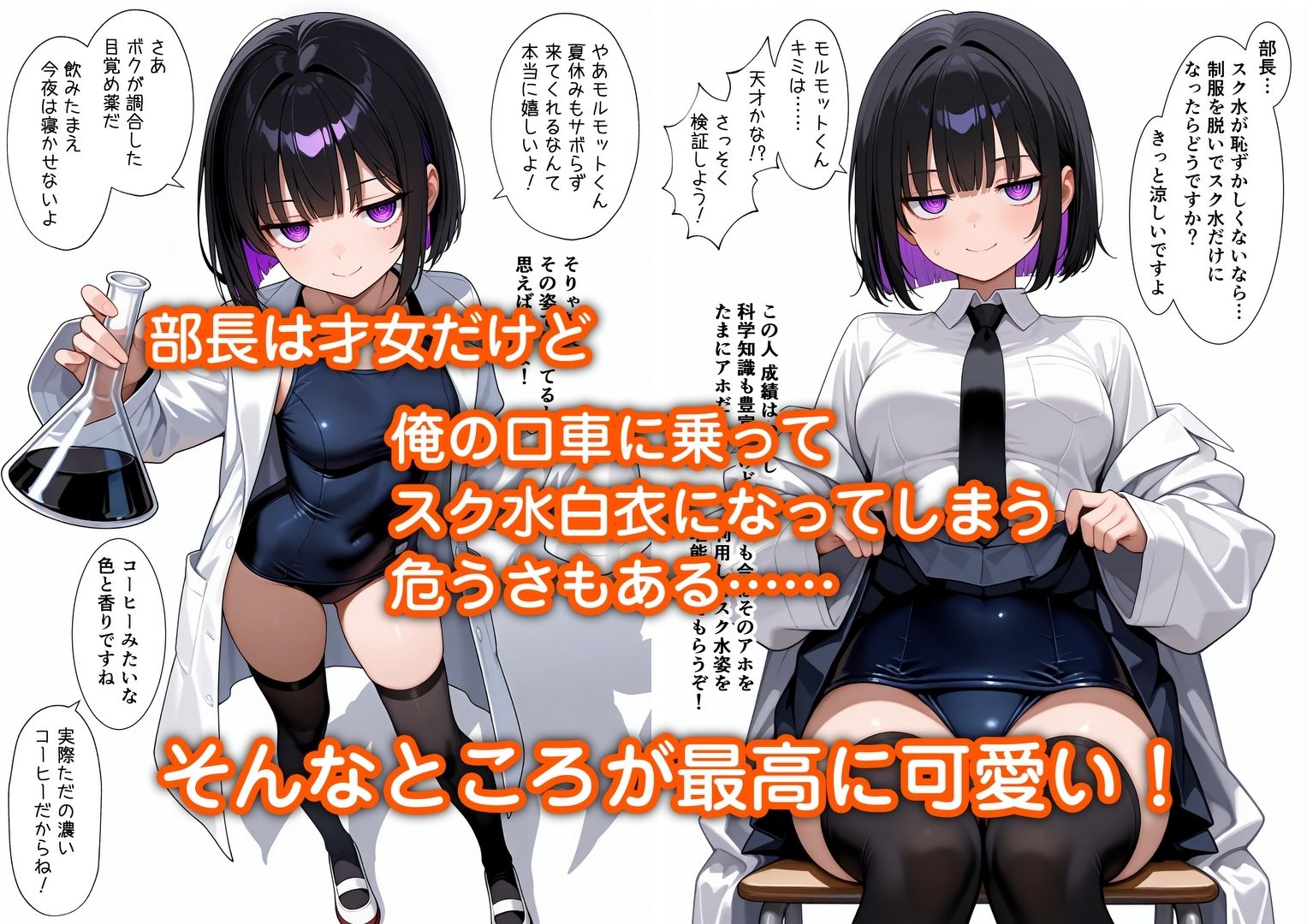 俺をモルモットくんと呼ぶクールな先輩 実はドMで種付け懇願を連呼してきた サンプル画像 3