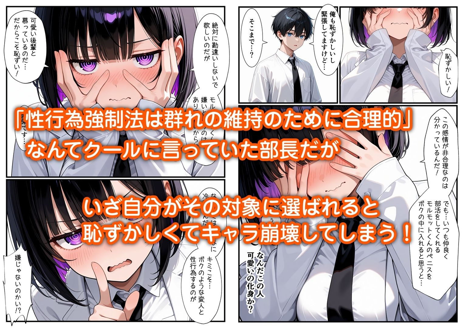 俺をモルモットくんと呼ぶクールな先輩 実はドMで種付け懇願を連呼してきた サンプル画像 6