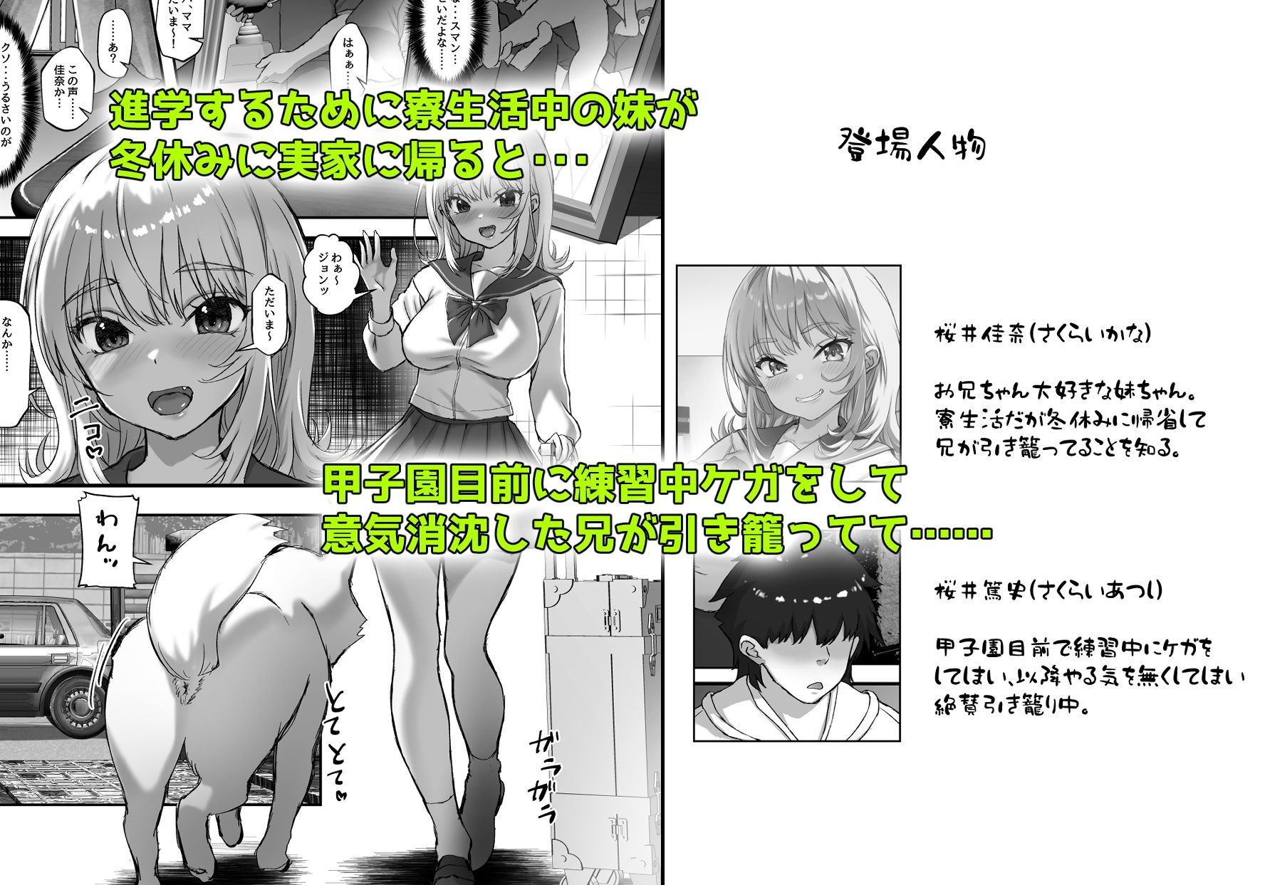 巨乳ちゃんなお兄ちゃん好き好き妹J系がヘタレ兄貴をおま〇こ使って更生させちゃう話。 サンプル画像 2