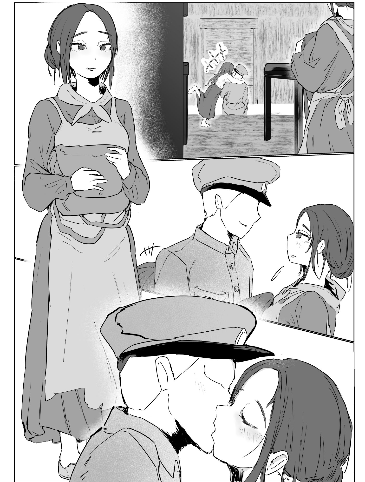 戦時下で妻と娘が略奪凌●レ●プされる話 サンプル画像 3
