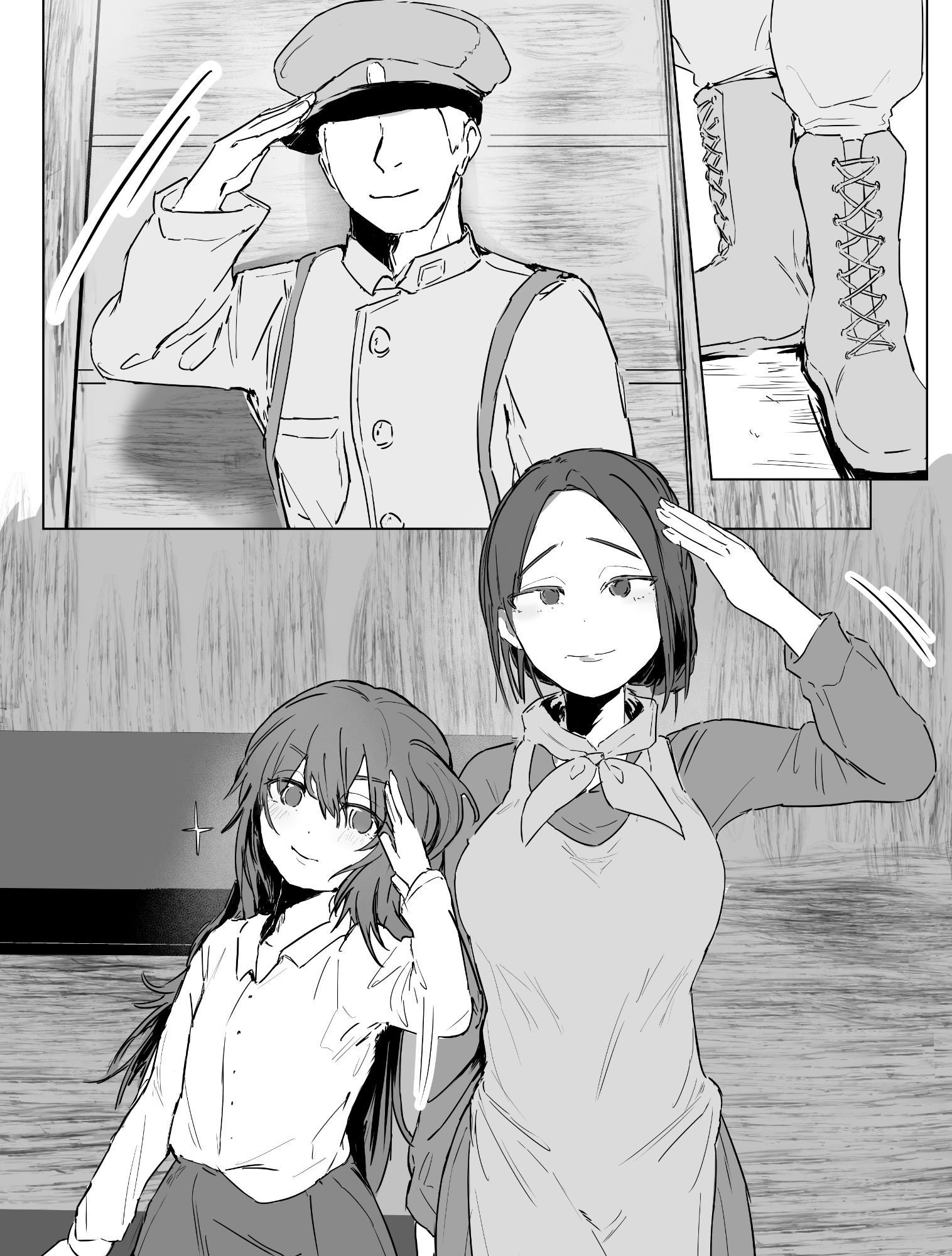 戦時下で妻と娘が略奪凌●レ●プされる話 サンプル画像 4