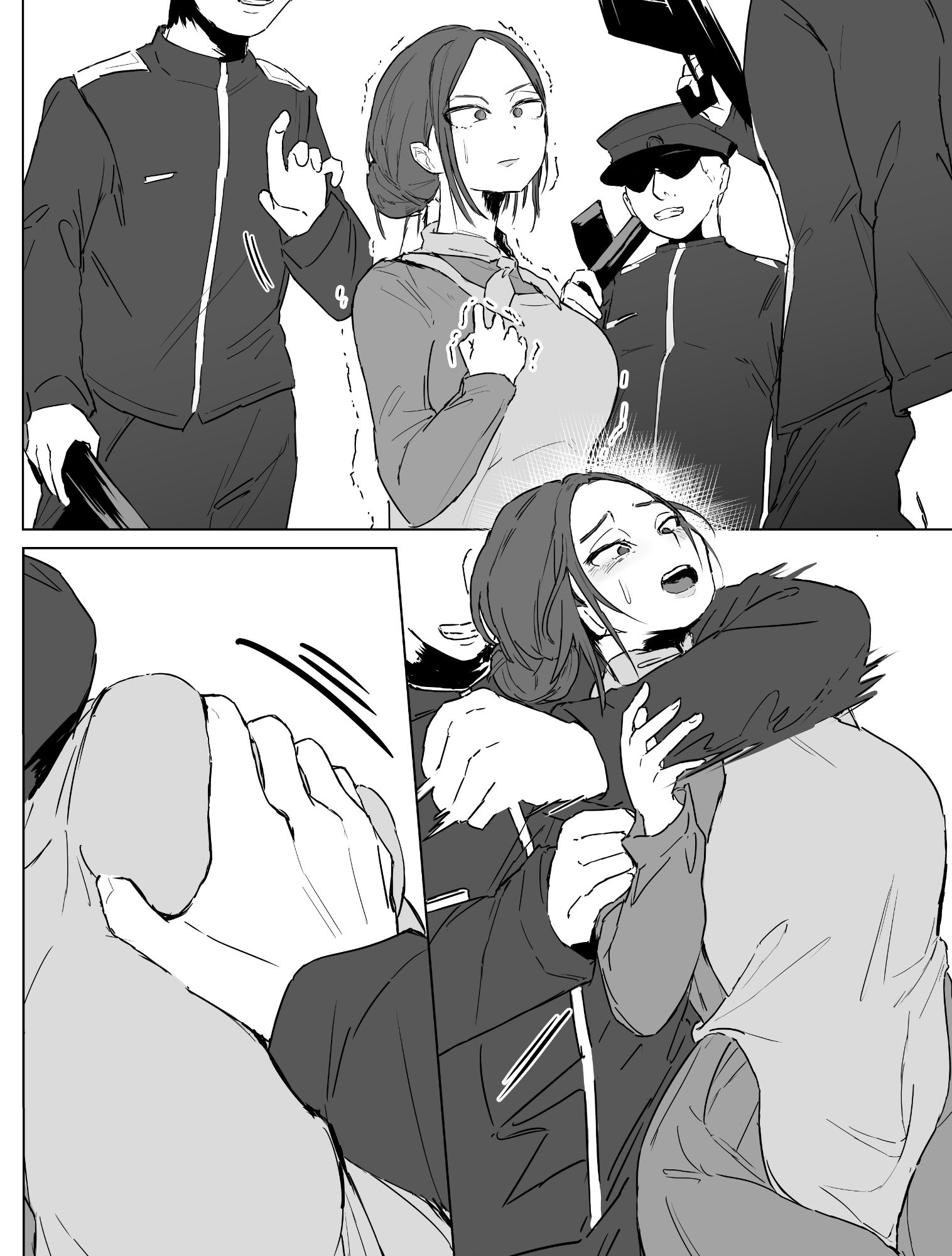 戦時下で妻と娘が略奪凌●レ●プされる話 サンプル画像 6