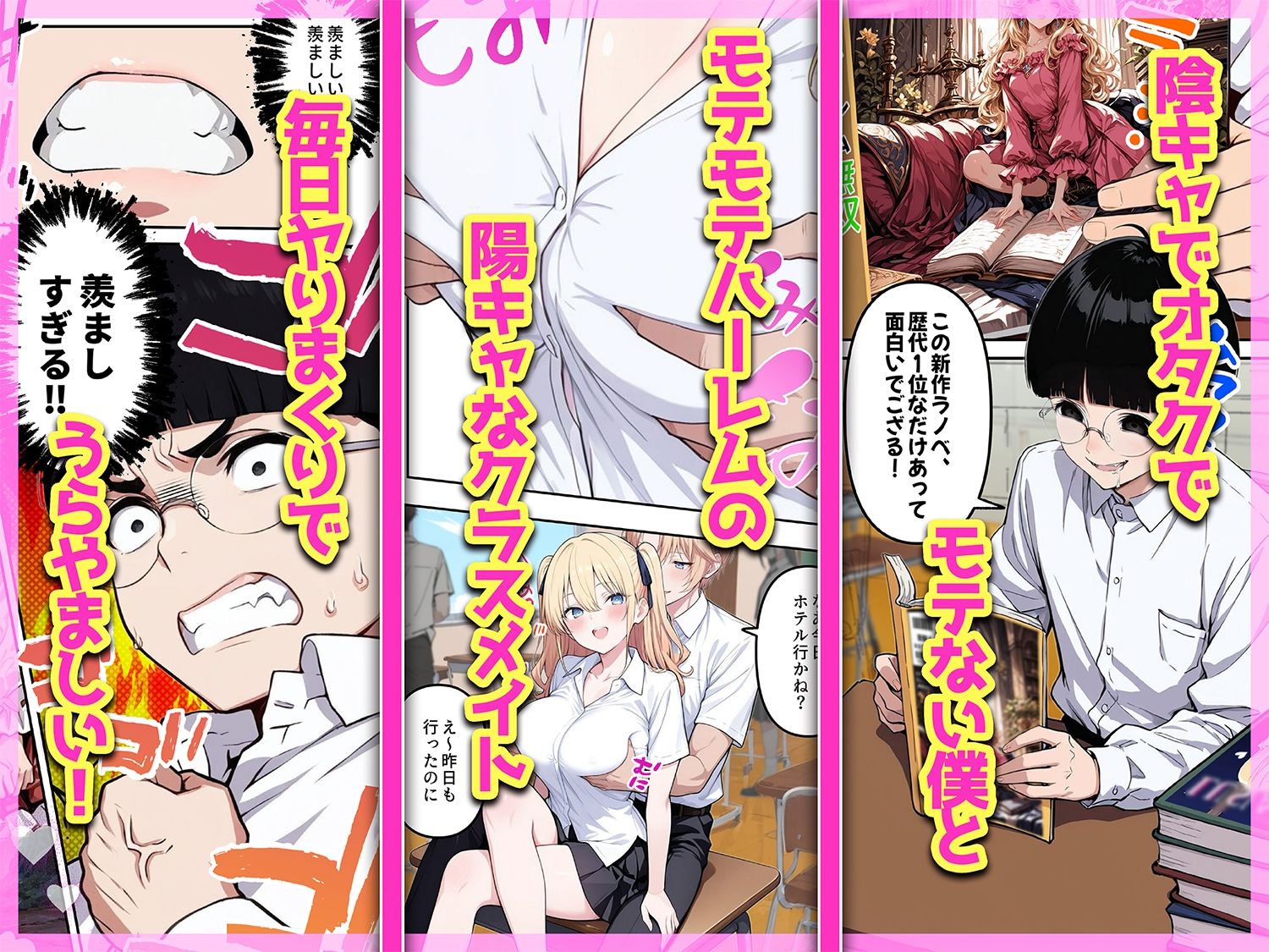 陰キャヲタクであればあるほど!モテる世界で僕はヤリチンになりました｜ももまろ