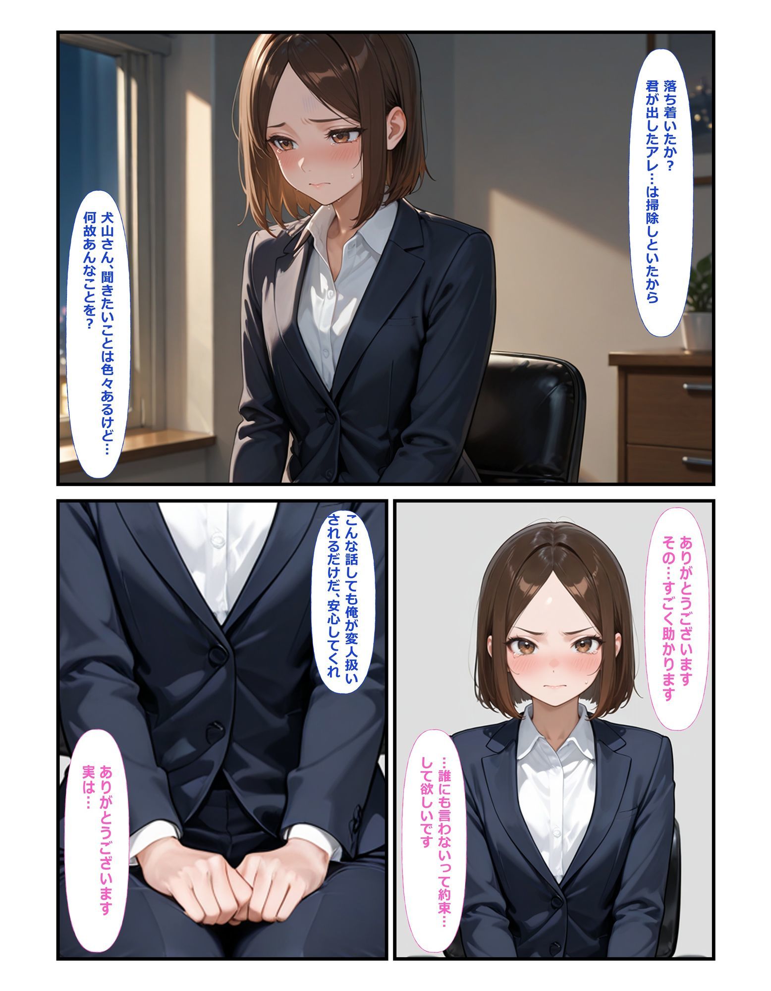 部下の犬山さん♀が職場でオナニー♂してた サンプル画像 4