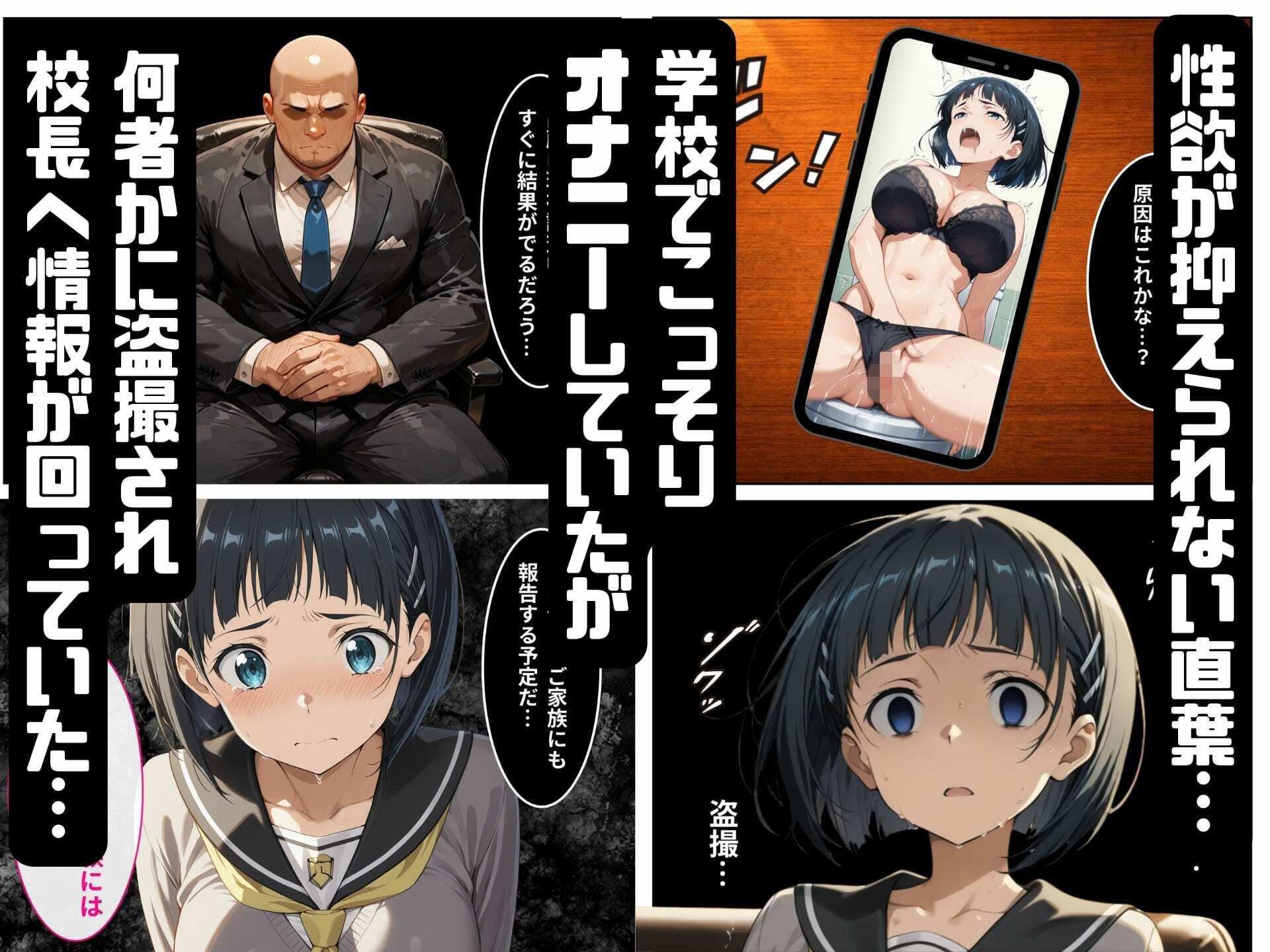 寝取られた直葉-校長のちんぽでメス堕ちする サンプル画像 5