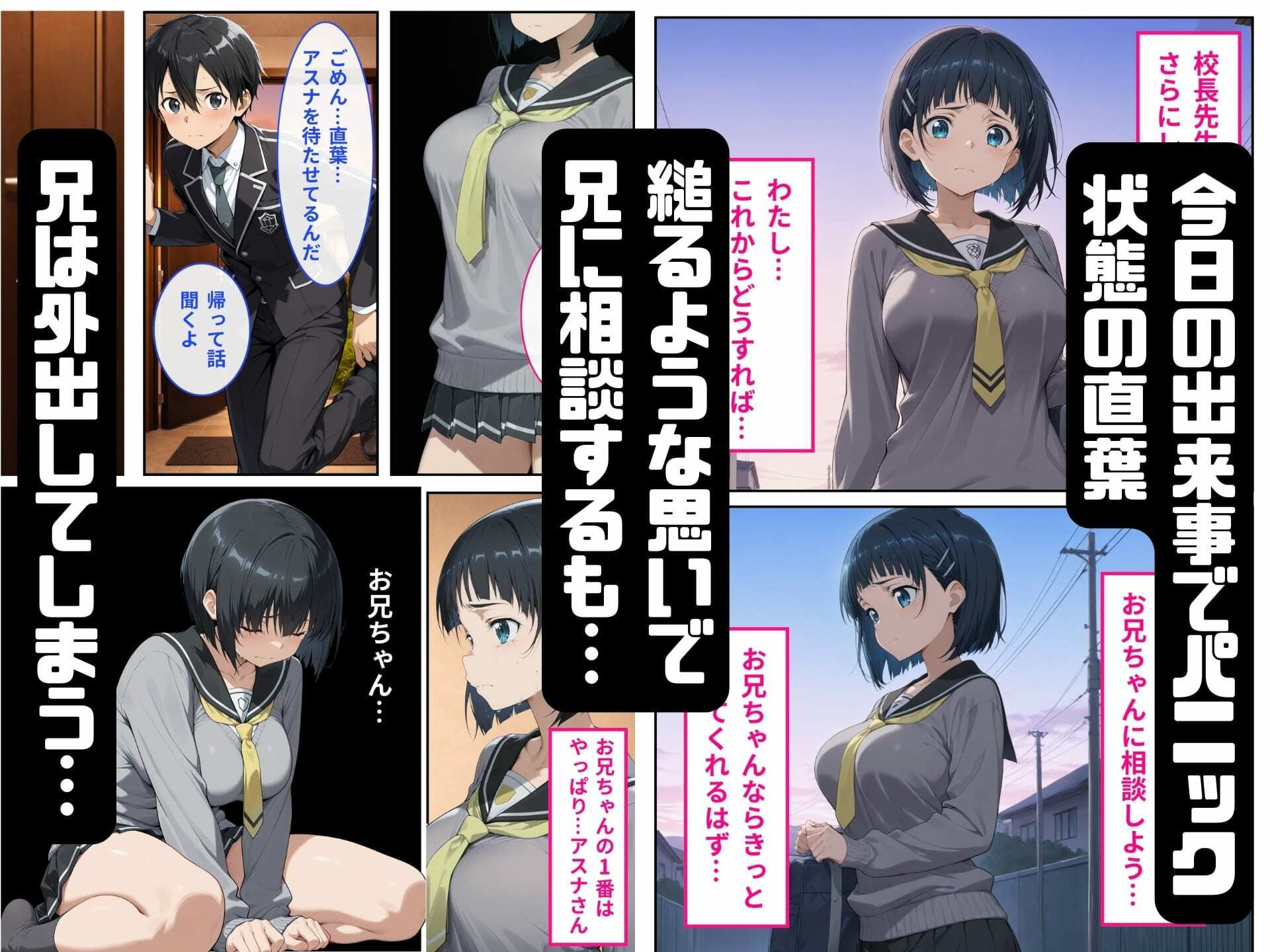 寝取られた直葉-校長のちんぽでメス堕ちする サンプル画像 9