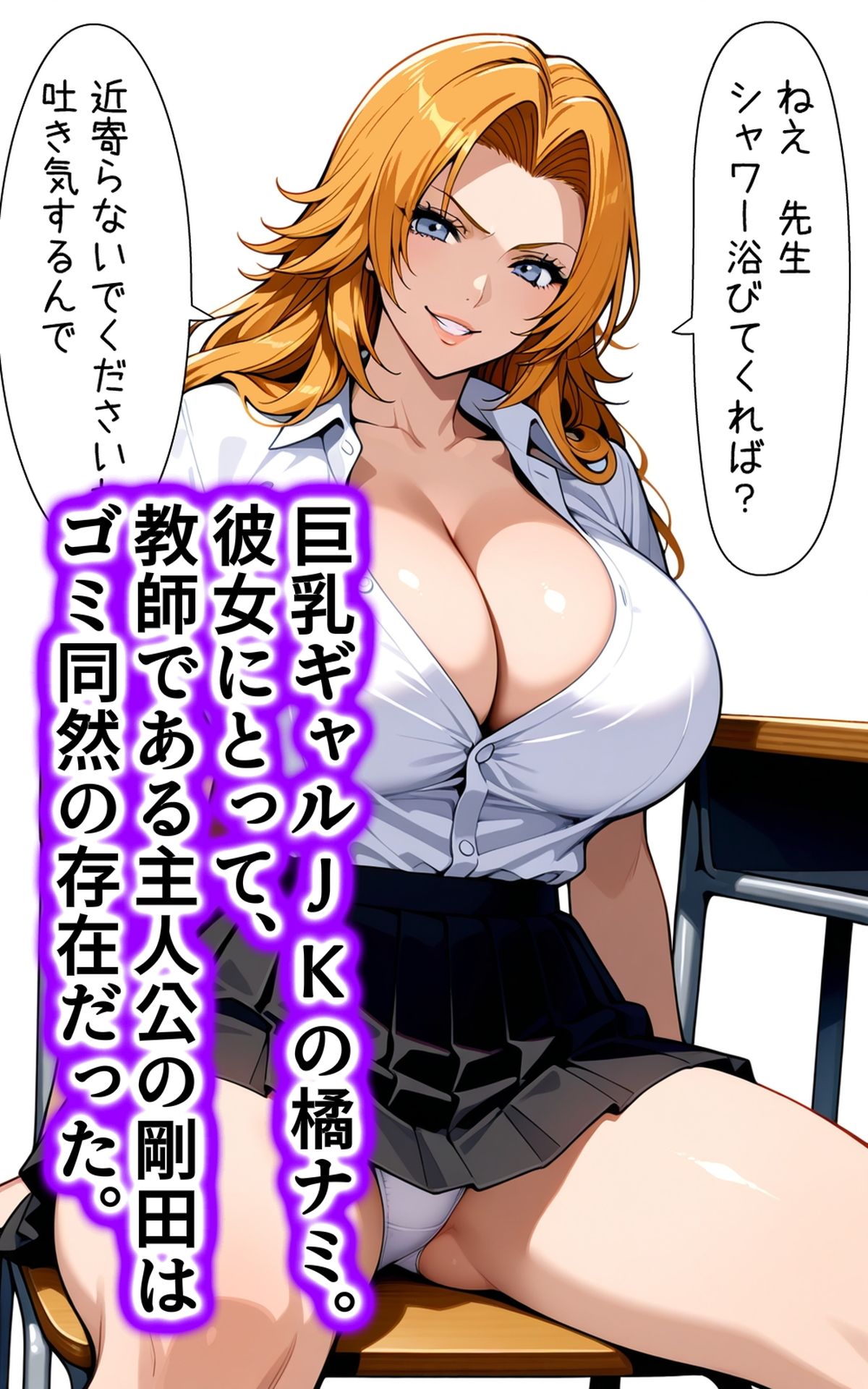 洗脳電波で性指導 生意気な巨乳ギャルJKの常識を書き換え洗脳支配し、エッチな命令で俺のオモチャにした話 サンプル画像 2