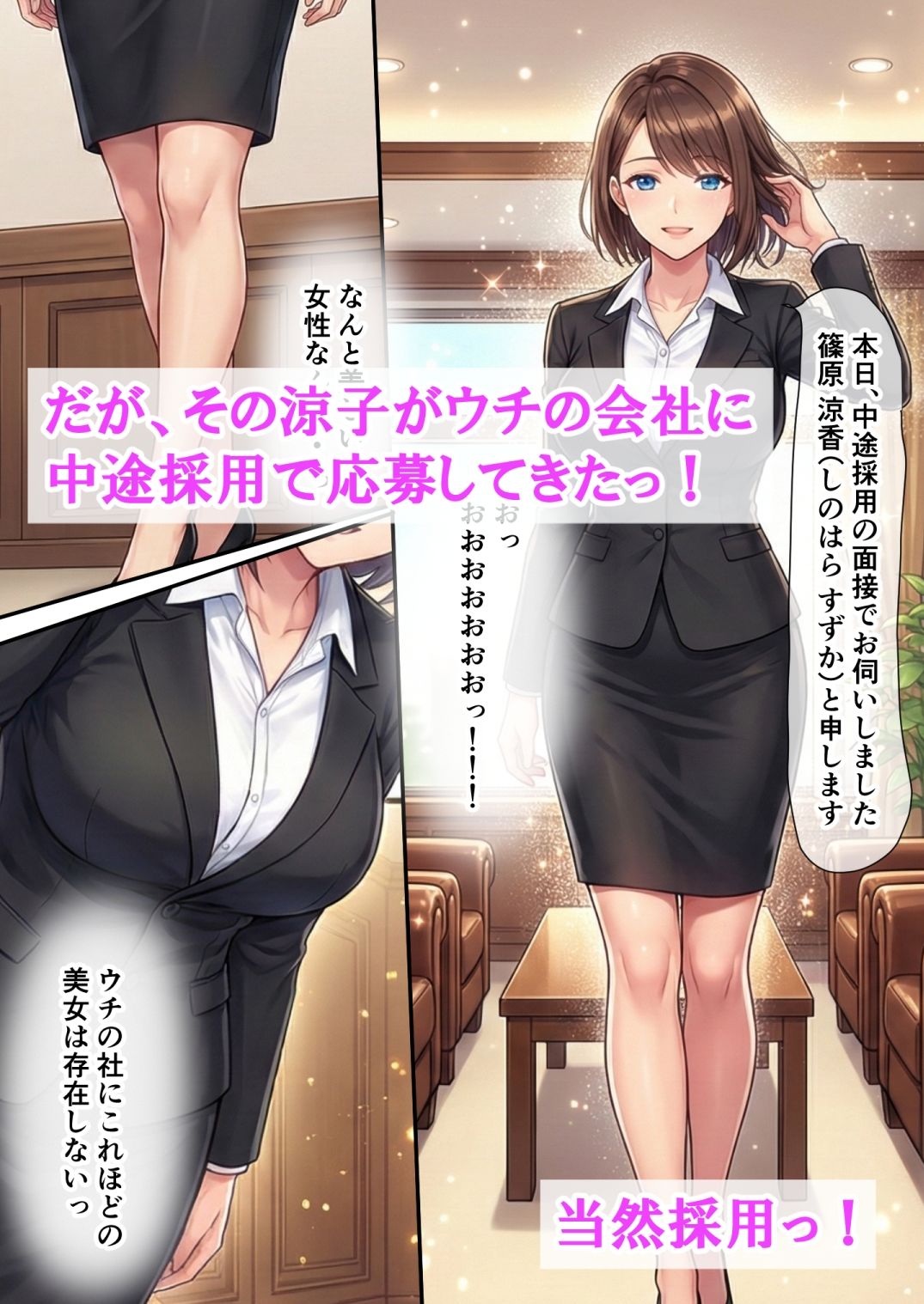 昼は清楚な部下、夜はドスケベ配信者の涼子さん。冴えない上司の肉棒に教え込まれ、自ら種を欲しがる肉便器に堕ちる サンプル画像 6