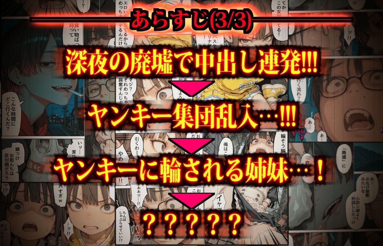 それでも強気なお姉ちゃん〜監禁した姉妹に変態コスプレさせまくる負け犬兄弟とヤンキー集団〜 サンプル画像 5