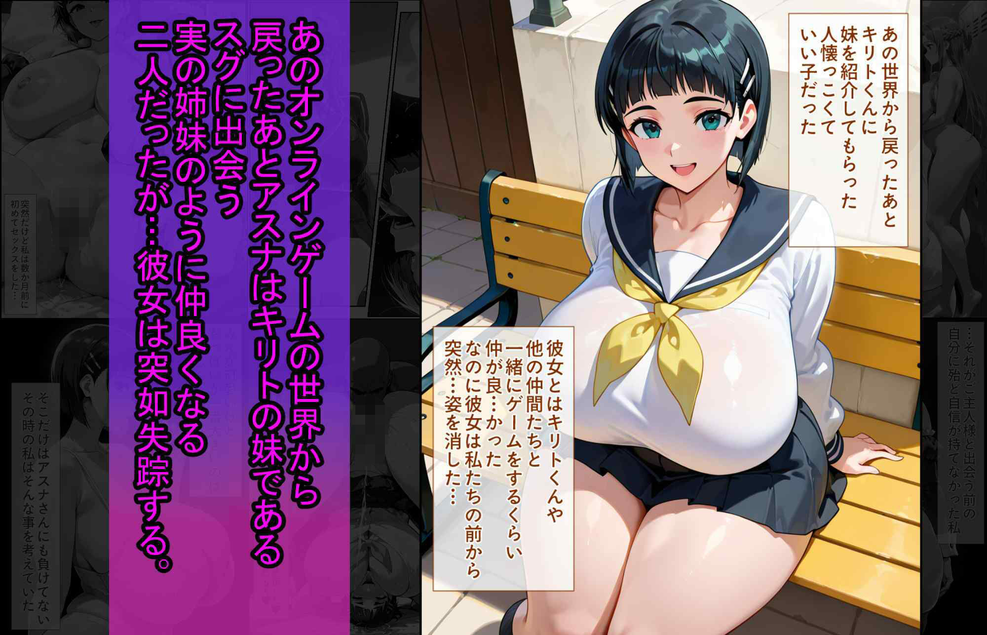 爆乳J● アスナちゃんが巨根おじさんに寝取られる 話6 サンプル画像 4