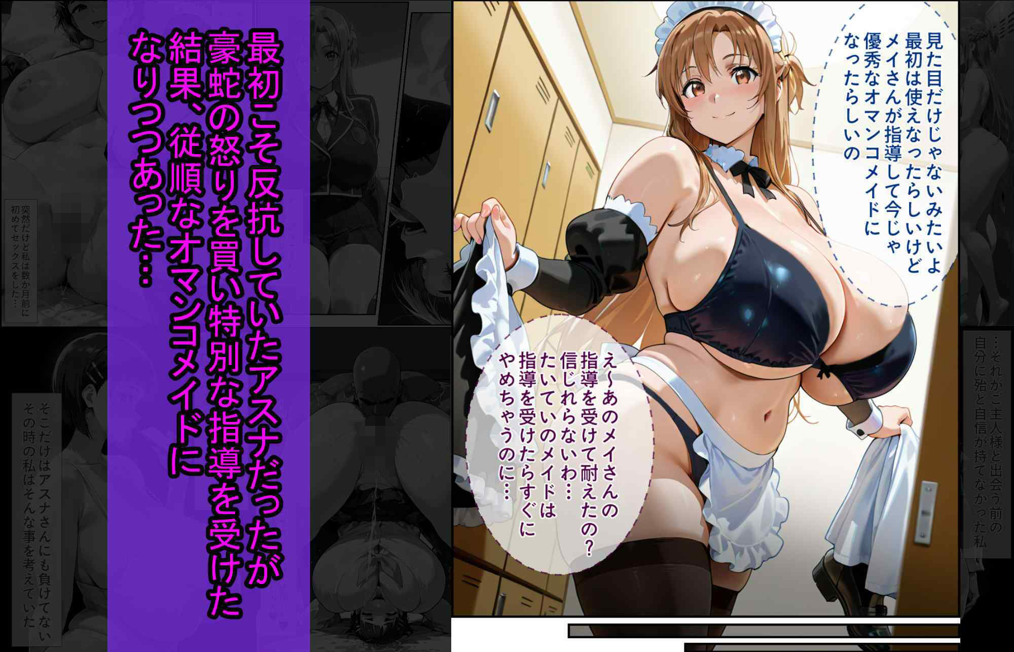 爆乳J● アスナちゃんが巨根おじさんに寝取られる 話6 サンプル画像 8