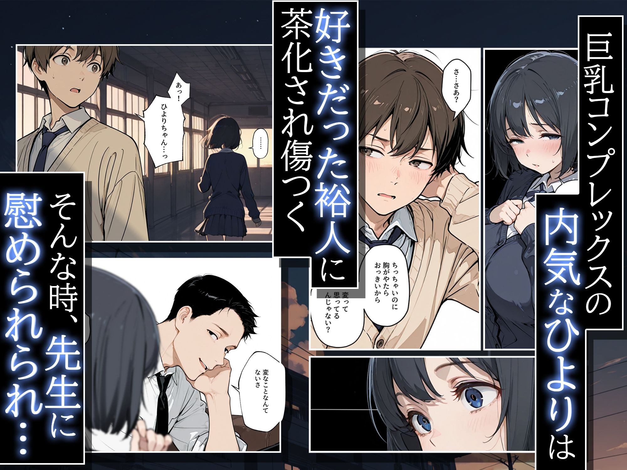 内気な彼女が先生の大人ちんこに孕ませセックスで寝取られる話 サンプル画像 3