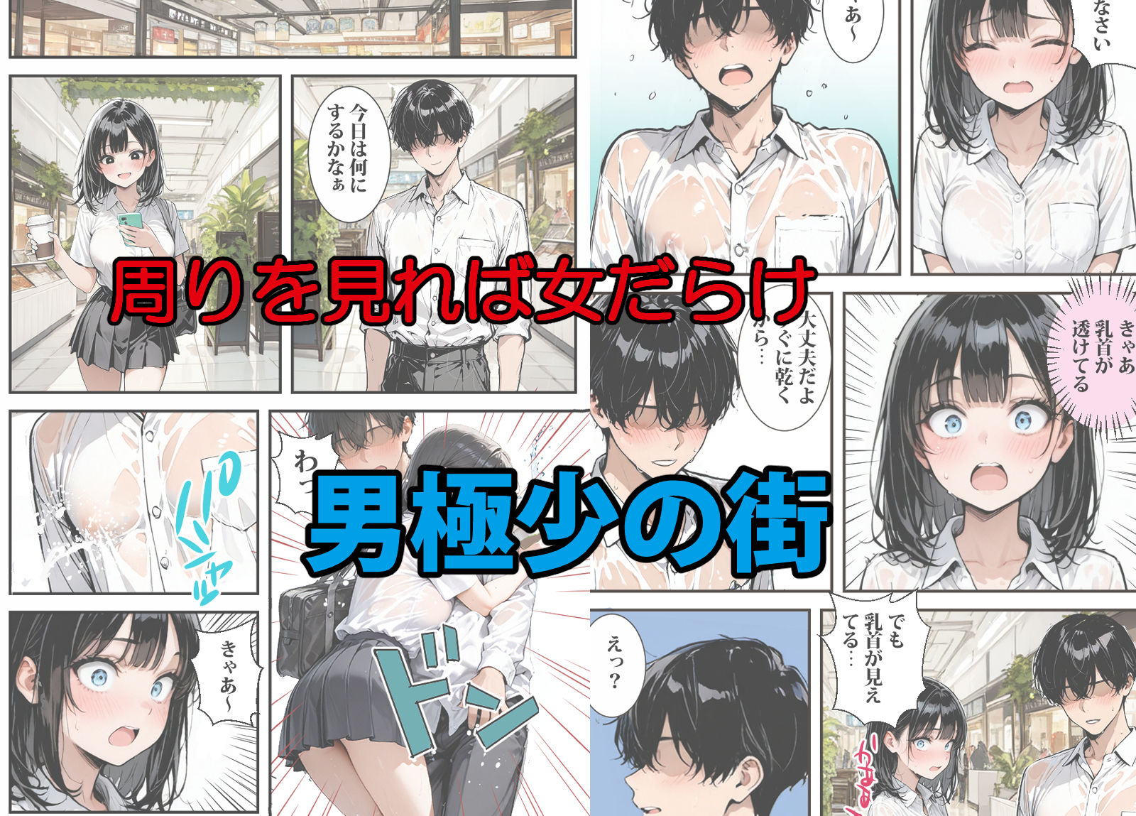 転勤した街は貞操観念逆転の街だった サンプル画像 3