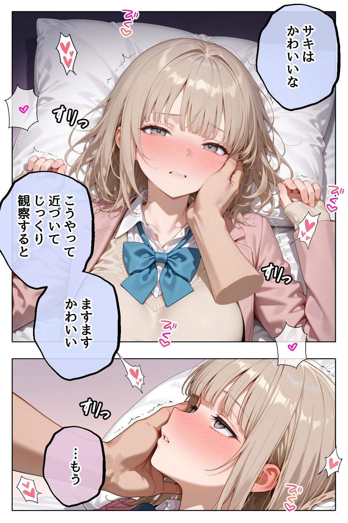 笑顔が可愛い巨乳の後輩彼女と、めちゃくちゃS◯Xする サンプル画像 5
